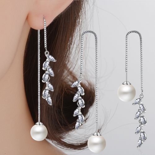 Boucles d'oreilles pendantes Femme ADREAM Argentée - Ref 3100660