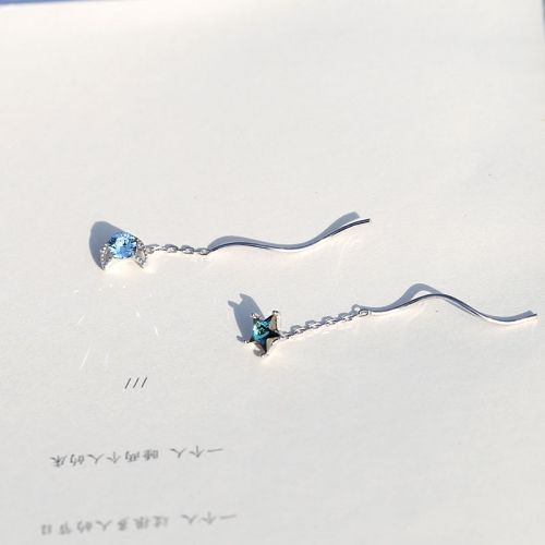 Boucles d'oreilles pendantes Femme Argentée - Ref 3100677