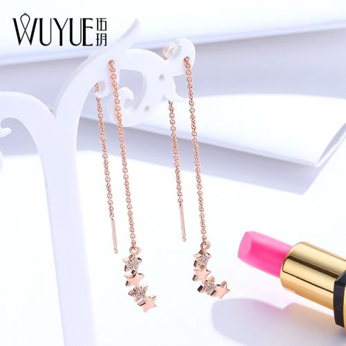 Boucles d'oreilles pendantes Femme Argentée - Ref 3100685