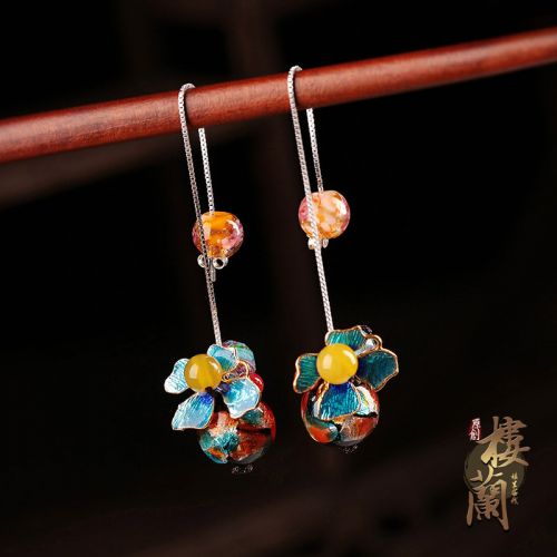 Boucles d'oreilles pendantes Femme - Ref 3100693