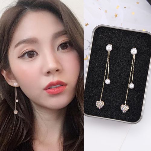 Boucles d'oreilles pendantes Femme Argentée - Ref 3100719