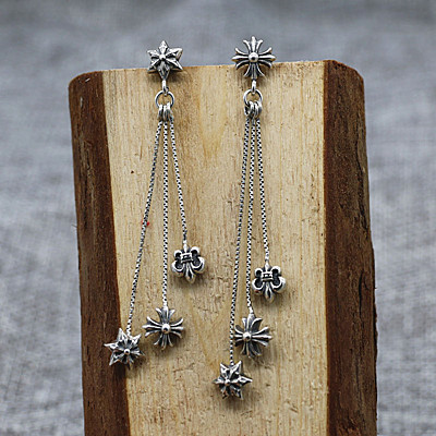Boucles d'oreilles pendantes Femme Argentée - Ref 3100720