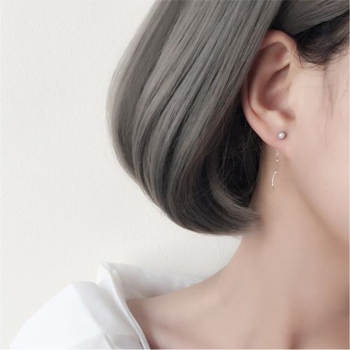 Boucles d'oreilles pendantes Femme Argentée - Ref 3100729