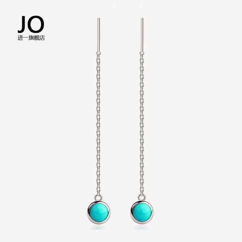 Boucles d'oreilles pendantes Femme en Cristal naturel pierre semi-precieuse - Ref 3100744