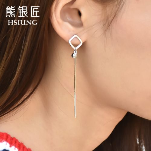 Boucles d'oreilles pendantes Femme Argentée - Ref 3100759