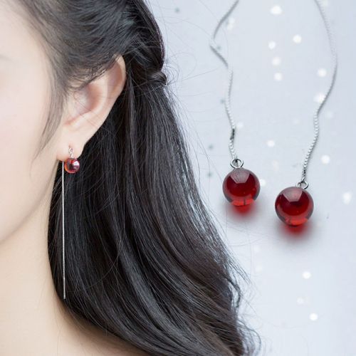 Boucles d'oreilles pendantes Femme LA BEAUTE DE L ARGENT Argentée - Ref 3100779