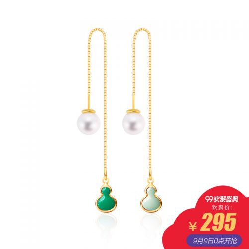 Boucles d'oreilles pendantes Femme Bijoux EXCELLENT en Alliage argent plaque or - Ref 3100804