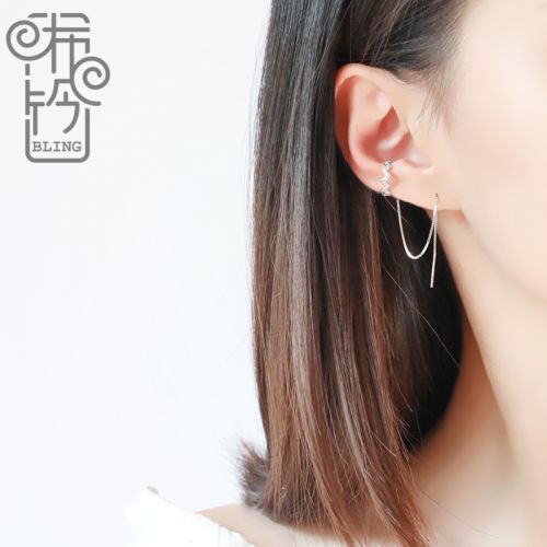 Boucles d'oreilles pendantes Femme Argentée - Ref 3100805
