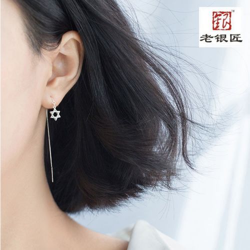 Boucles d'oreilles pendantes Femme Argentée - Ref 3100853