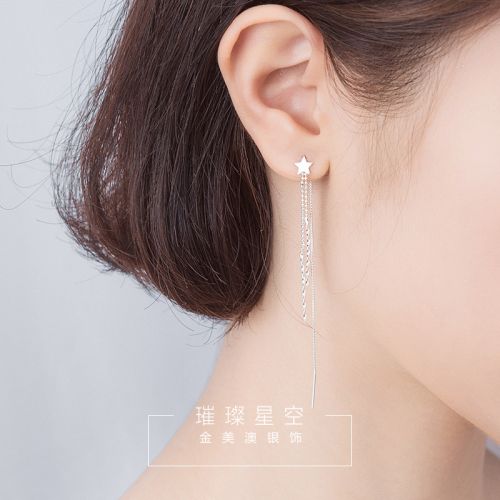 Boucles d'oreilles pendantes Femme Argentée - Ref 3100863