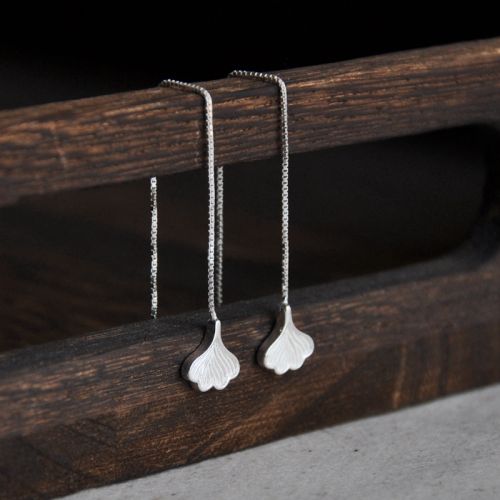 Boucles d'oreilles pendantes Femme Argentée - Ref 3100878