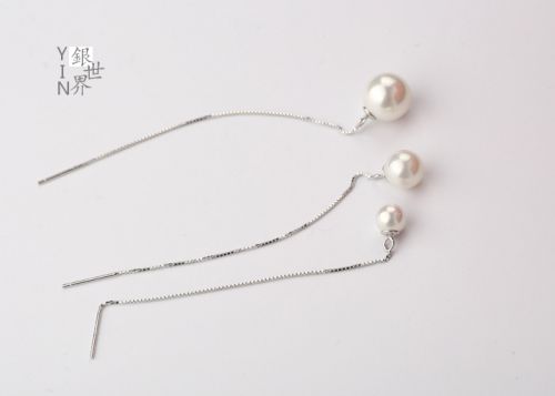 Boucles d'oreilles pendantes Femme Argentée - Ref 3100882