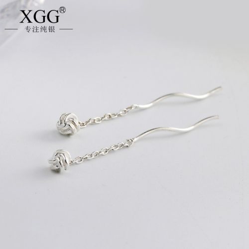 Boucles d'oreilles pendantes Femme Argentée - Ref 3100935