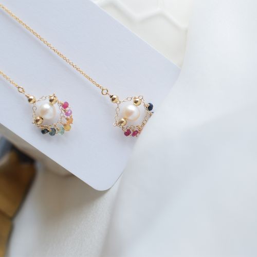 Boucles d'oreilles pendantes Femme - Ref 3100936