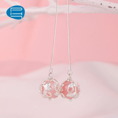 Boucles d'oreilles pendantes Femme PH7 Argentée - Ref 3100937