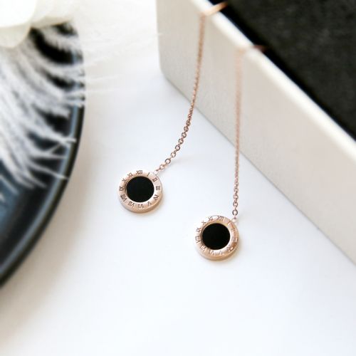 Boucles d'oreilles pendantes Femme en Acier au titane - Ref 3100941
