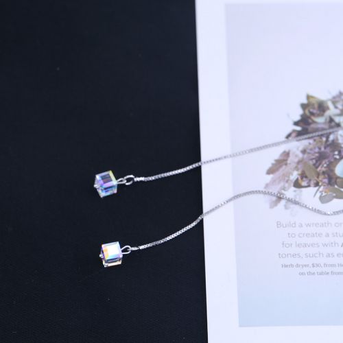 Boucles d'oreilles pendantes Femme Argentée - Ref 3100944