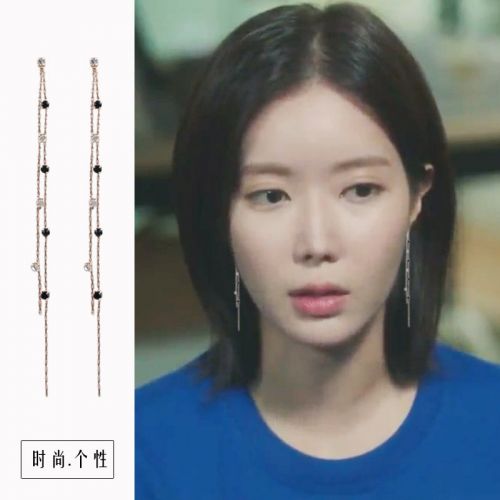 Boucles d'oreilles pendantes Femme en Alliage argent plaque or - Ref 3100945