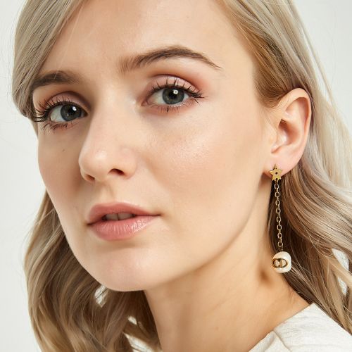 Boucles d'oreilles pendantes Femme AOMIDIOR en Nacre - Ref 3100947