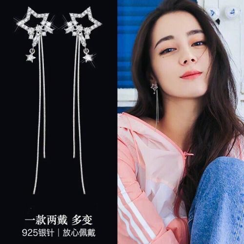 Boucles d'oreilles pendantes Femme en Zircon naturel - Ref 3100957