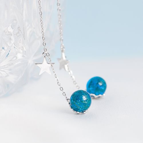 Boucles d'oreilles pendantes Femme Argentée - Ref 3100970