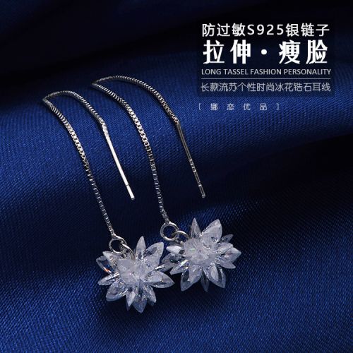 Boucles d'oreilles pendantes Femme Argentée - Ref 3100973