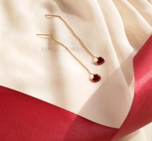 Boucles d'oreilles pendantes Femme en Alliage argent plaque or - Ref 3100979