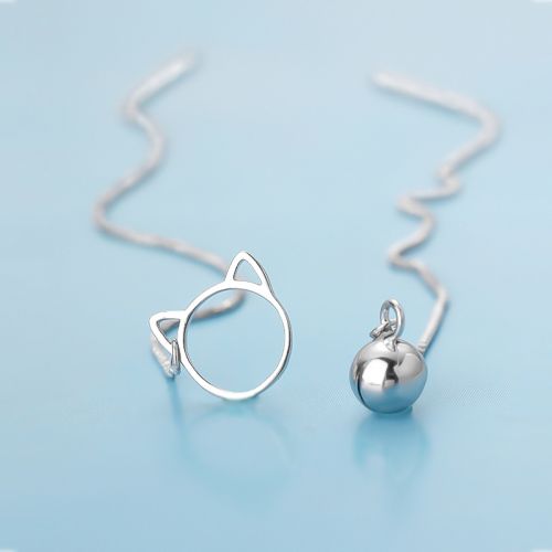 Boucles d'oreilles pendantes Femme Argentée - Ref 3100980