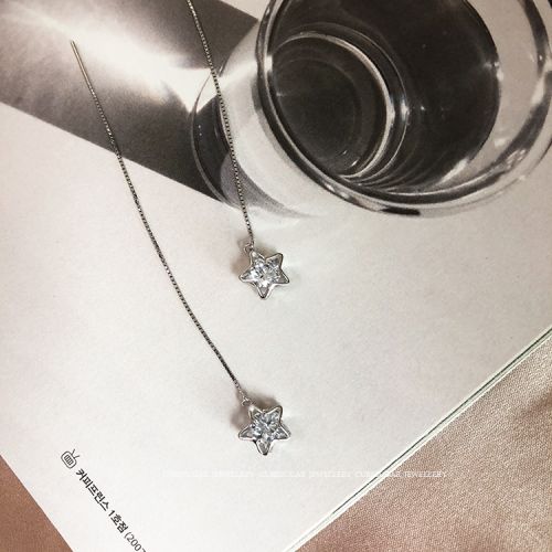 Boucles d'oreilles pendantes Femme Argentée - Ref 3100992