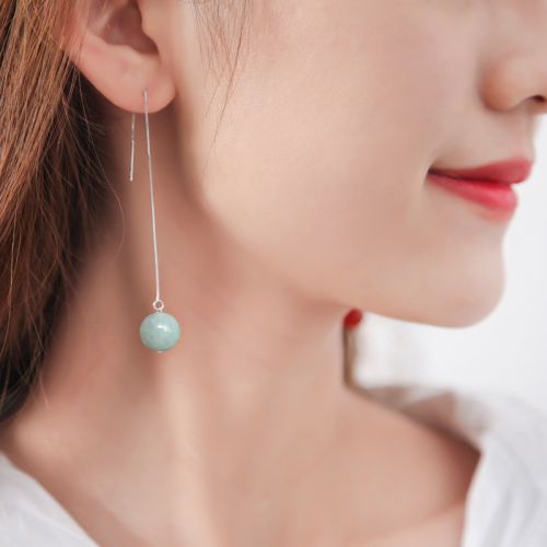 Boucles d'oreilles pendantes Femme Argentée - Ref 3101001