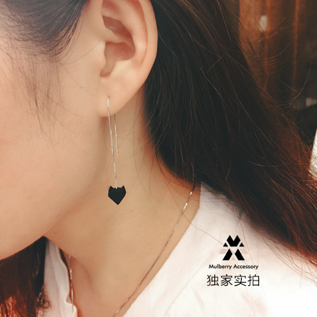 Boucles d'oreilles pendantes Femme Argentée - Ref 3101007