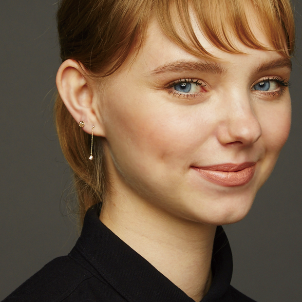 Boucles d'oreilles pendantes Argentée - Ref 3101020