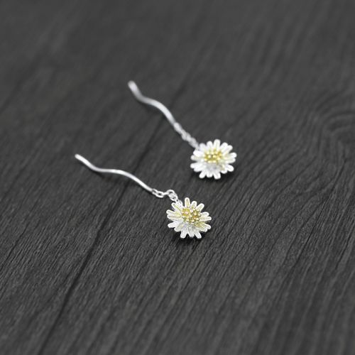 Boucles d'oreilles pendantes Femme Argentée - Ref 3101040