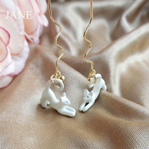Boucles d'oreilles pendantes Femme JANE en Matiere mixte - Ref 3101044