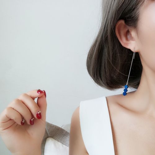 Boucles d'oreilles pendantes Femme Argentée - Ref 3101055