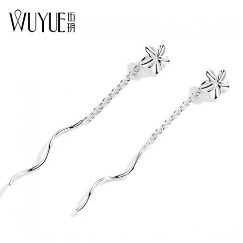 Boucles d'oreilles pendantes Femme Argentée - Ref 3101059