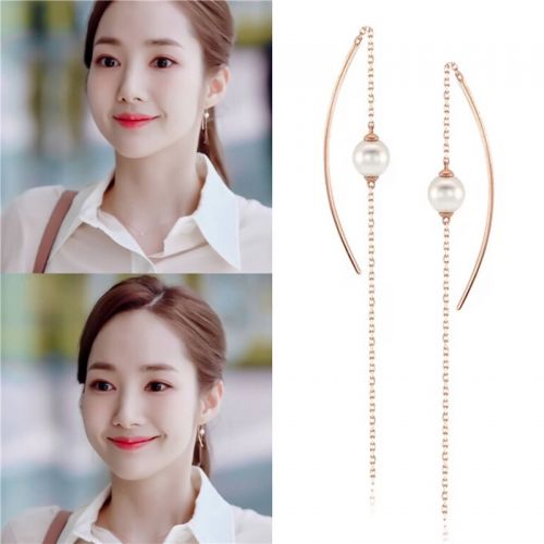 Boucles d'oreilles pendantes Femme Argentée - Ref 3101081