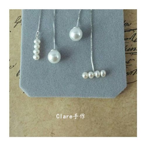 Boucles d'oreilles pendantes Argentée - Ref 3101092