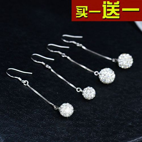 Boucles d'oreilles pendantes Femme Argentée - Ref 3101102