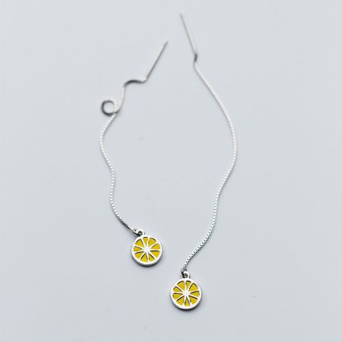 Boucles d'oreilles pendantes Femme DROIT DIT ARGENTERIE Argentée - Ref 3101110