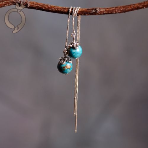 Boucles d'oreilles pendantes Femme Argentée - Ref 3101113