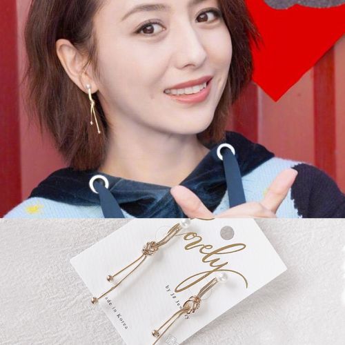 Boucles d'oreilles pendantes Femme en Alliage argent plaque or - Ref 3101145
