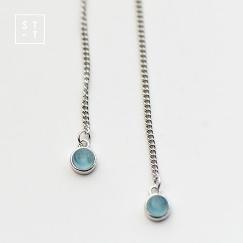 Boucles d'oreilles pendantes Femme Argentée - Ref 3101147