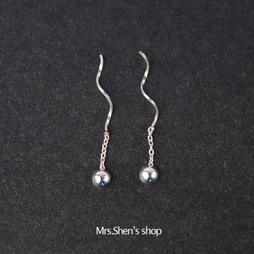 Boucles d'oreilles pendantes Femme Argentée - Ref 3101203