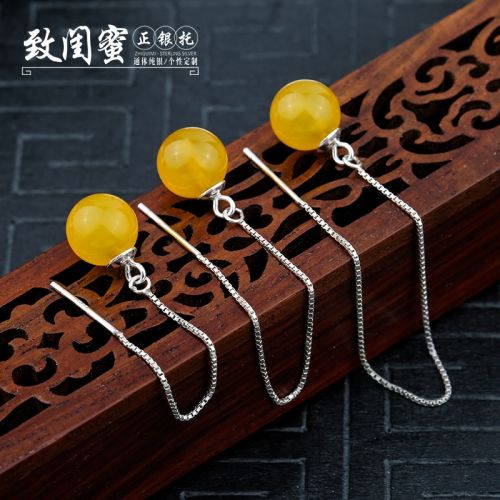 Boucles d'oreilles pendantes Femme Argentée - Ref 3101252