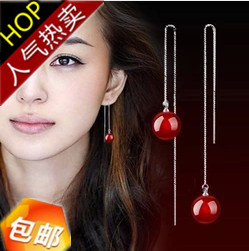 Boucles d'oreilles pendantes femme Argentée - Ref 1139108