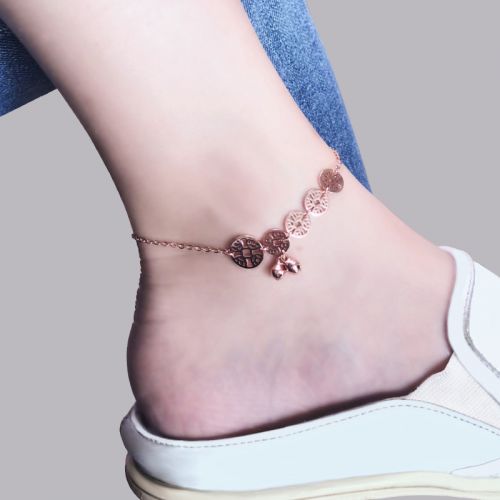 Bracelet de cheville Femme Argentée - Ref 3101385