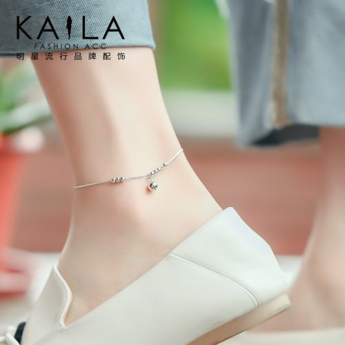 Bracelet de cheville Femme KAILA Argentée - Ref 3101447