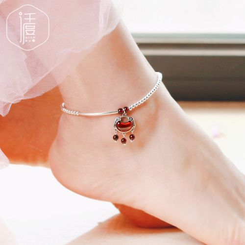 Bracelet de cheville Femme Argentée - Ref 3101498