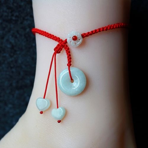 Bracelet de cheville en Cristal naturel pierre semi-precieuse - Ref 3101540